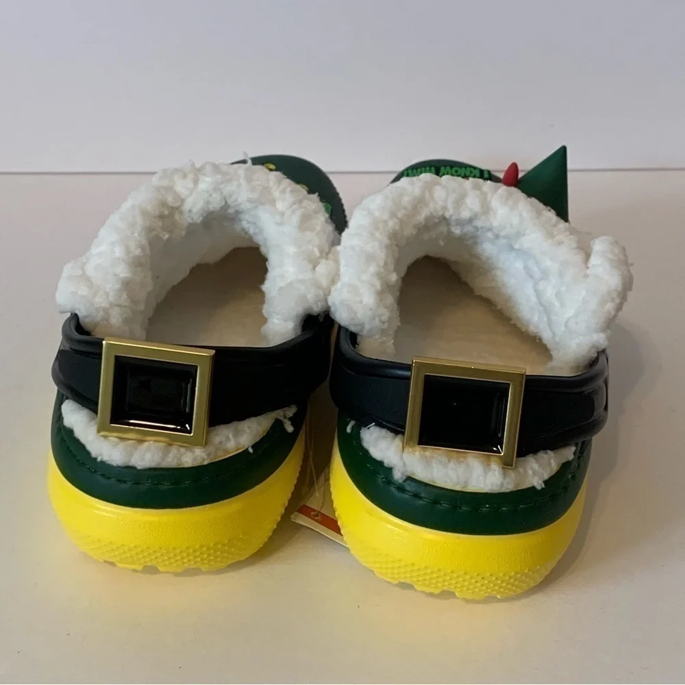 NWT. CROCS X ELF Classic Lined Clog Shoes